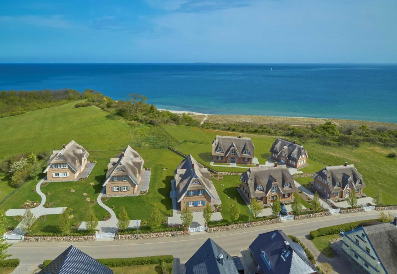 Strandhaus Oie F661 mit Meerblick, Kamin, Sauna Lobbe Exterior foto