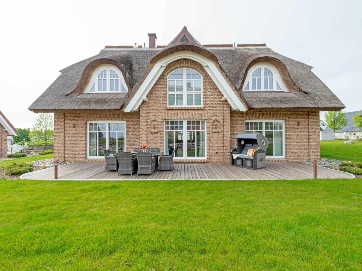 Strandhaus Oie F661 mit Meerblick, Kamin, Sauna Lobbe Exterior foto
